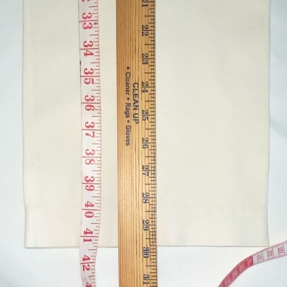 NWT — Chicos Optic White Stretch Straight Leg Side Zip Pants Size  1 (Medium) - Picture 6 of 9